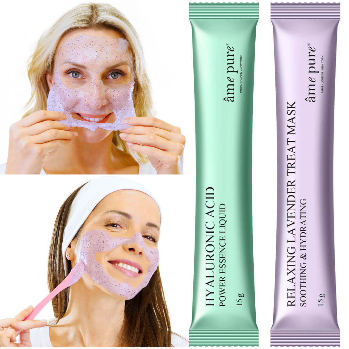 Jelly Glow Rubber Mask™ - Lavendel