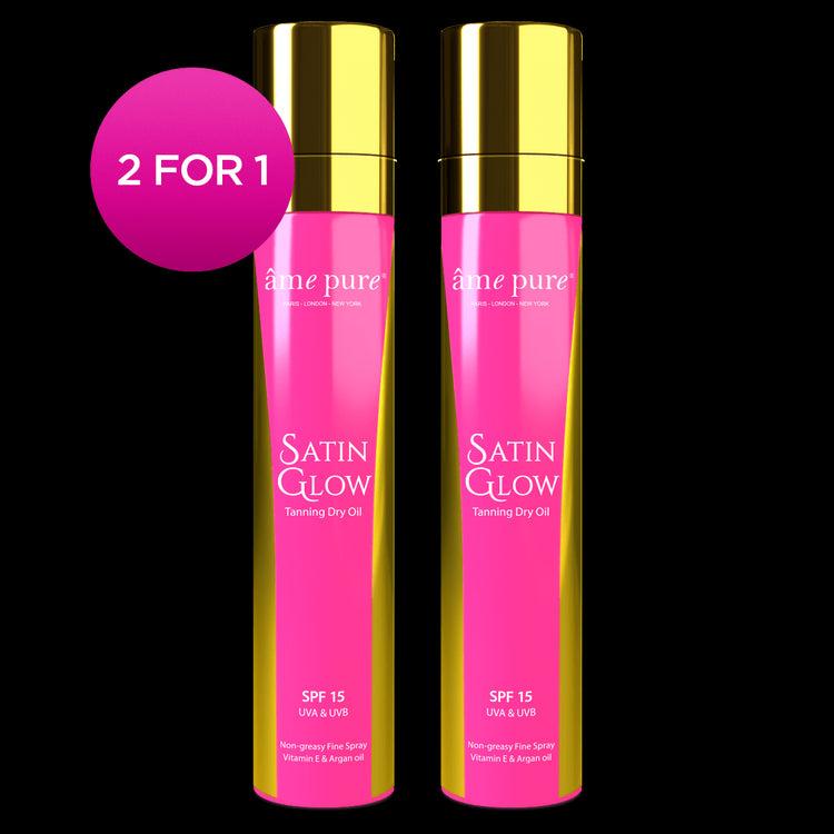 Satin Glow™ Sunscreen Tanning Oil | SPF 15 | 2 for 1