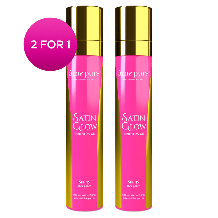 Satin Glow™ Zonneolie | SPF 15 | 2 voor 1